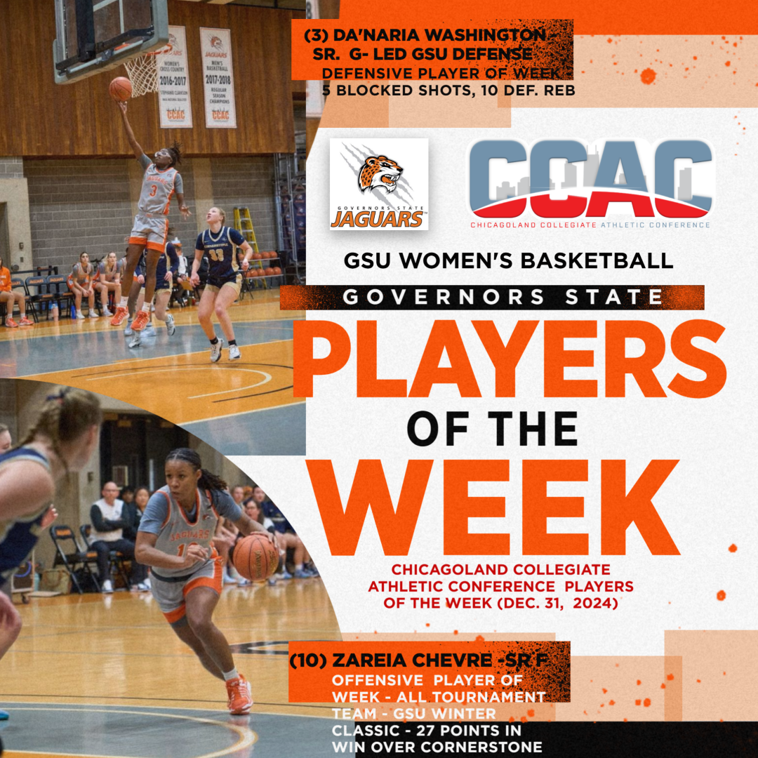 GovState "D" and "Z" - Players of the Week in CCAC Conference Women's Basketball Awards